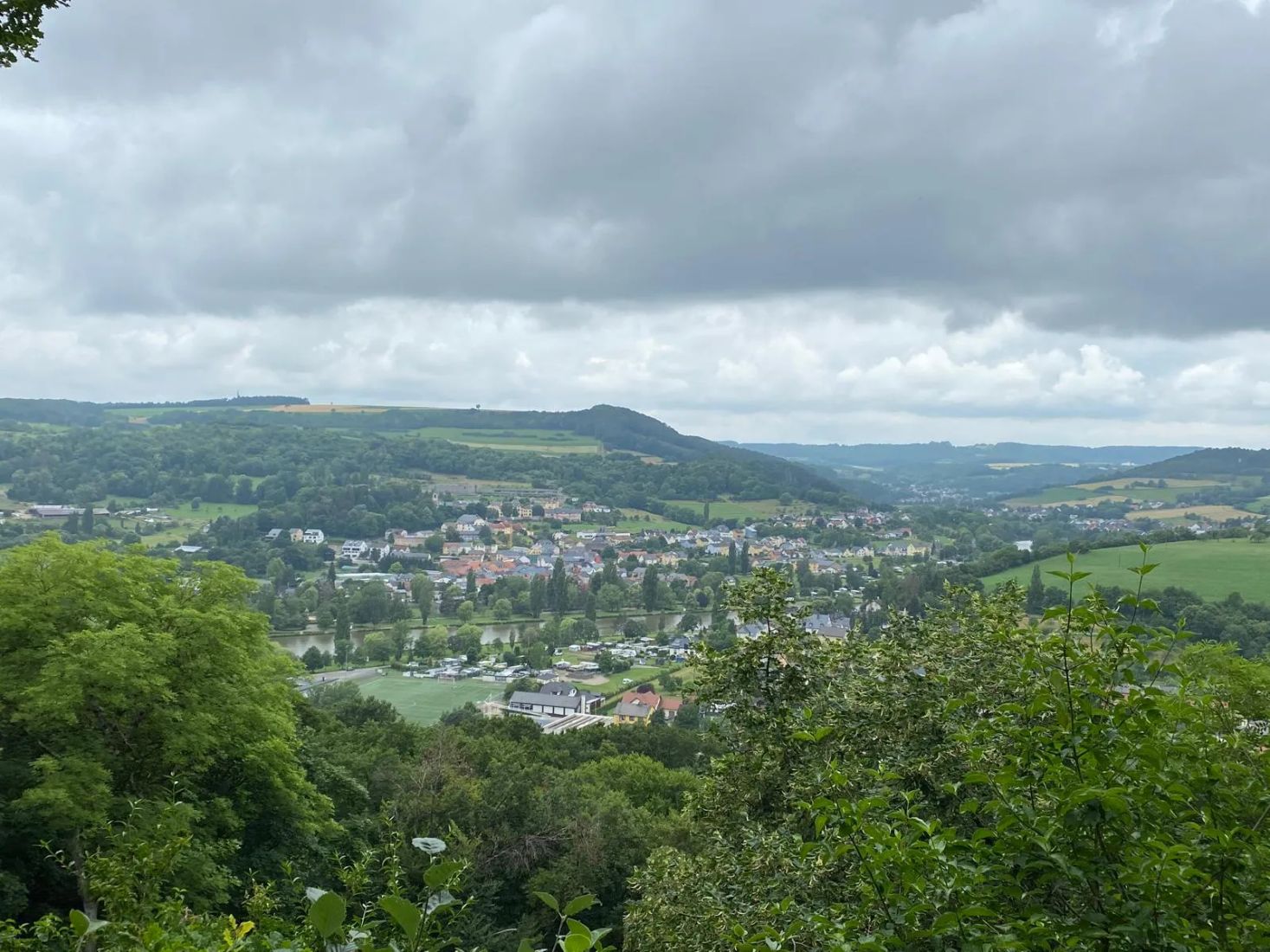 Panoramic view of Rosport village