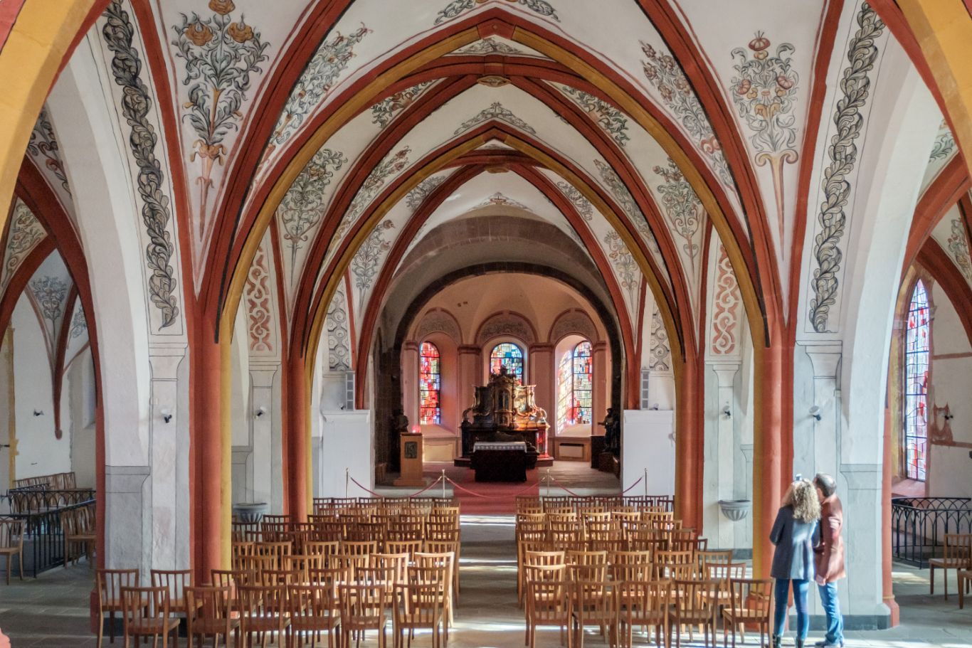 Intérieur de l'église Saints Pierre et Paul à Echternach