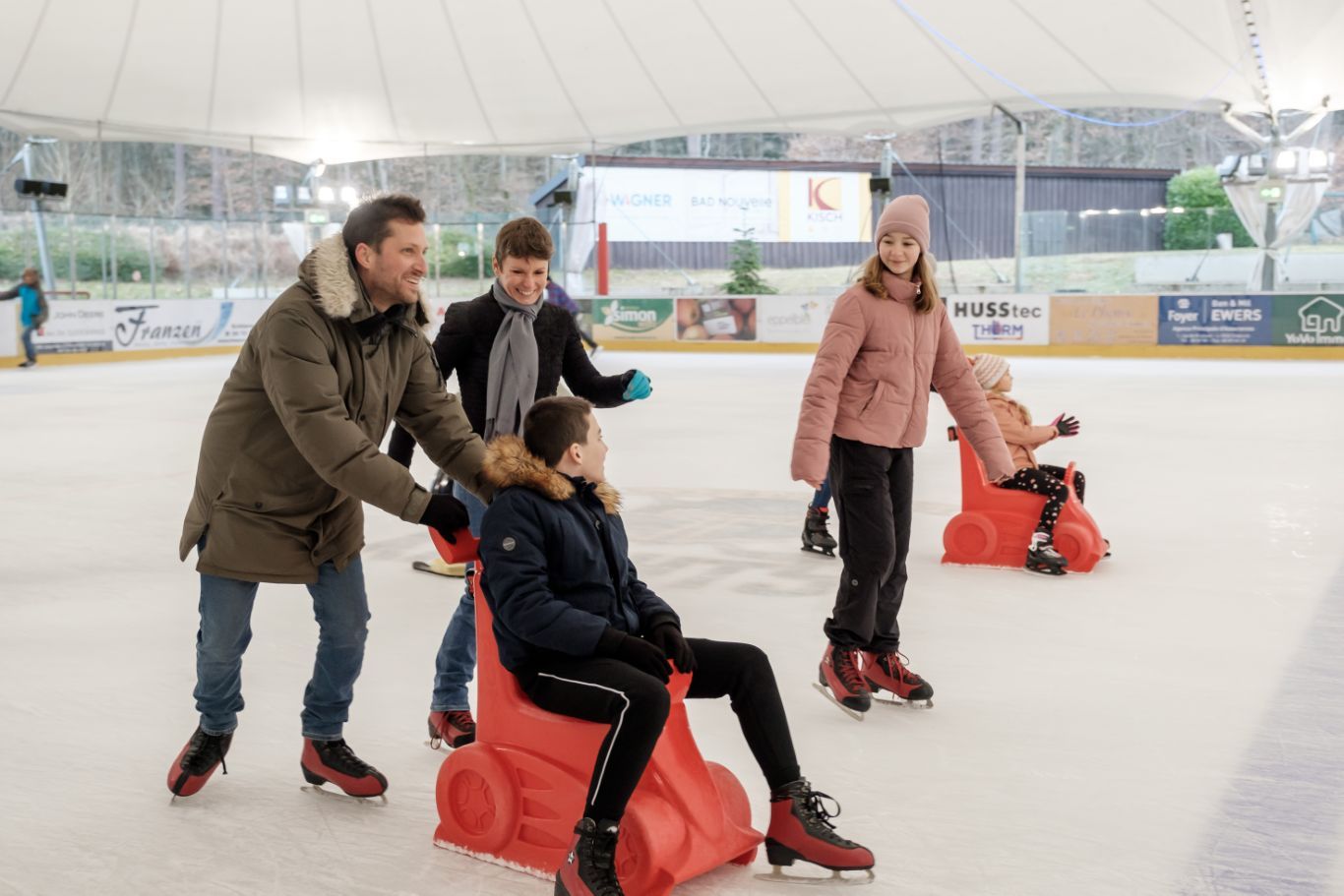 Patinage sur glace à l'Ice Park Beaufort