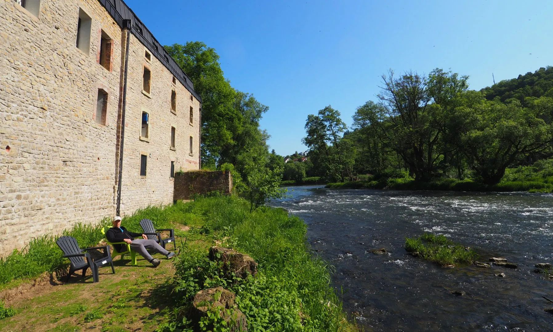 Holiday apartments Veloberge 'op der Millen' in Moersdorf next to the Sûre river