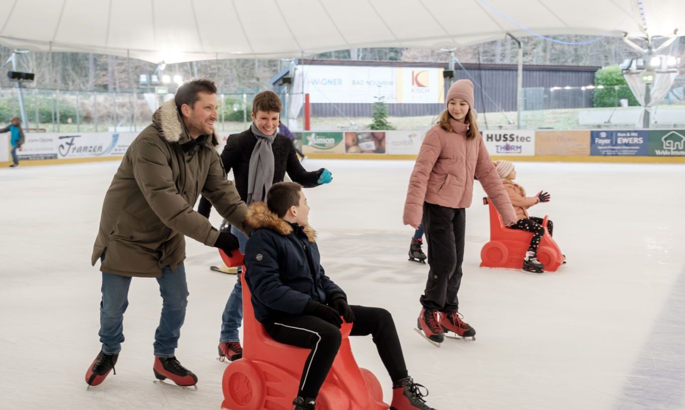 Ice skating at Ice Park Beaufort
